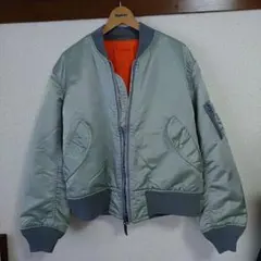 美品　コリンス MA-1　MADE　in　USA シルバー　Mサイズ