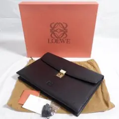 LOEWE ロエベ ブリーフケース クラシック グレインレザー 極美品 ビジネスのサムネイル