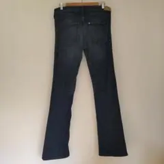 ブーツカットデニム・フレアデニム ダークブルー 32