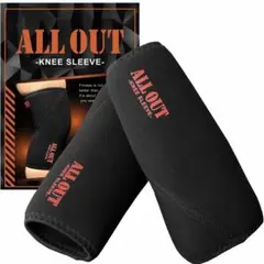ALL OUT オールアウト　ニースリーブ　XL 筋トレ　トレーニングのサムネイル