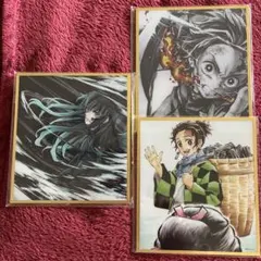 鬼滅の刃　WEBSHOPくじ　アクリル色紙　時透無一郎 竈門炭治郎