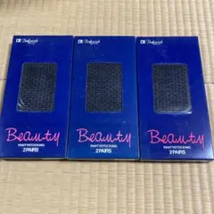ストッキング　黒色　Mサイズ　6足