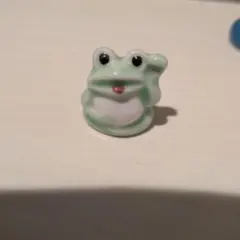 【陶器】 カエル 置物 インテリア ミニチュア
