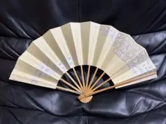 扇子　29cm 薄紫ムラ銀流水　舞扇子　舞踊　大衆演劇　着物　和装　小物