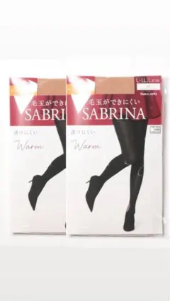 【2足セット】SABRINA ナチュラルベージュ80デニールタイツ