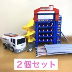 トミカ スライダーパーキング50＆おしごと変形ガソリンスタンドENEOSのサムネイル