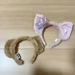 ディズニー　ダッフィー　リーナベル カチューシャ