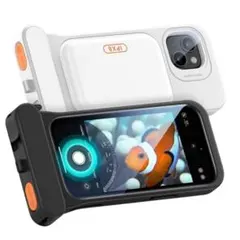 人気❣️スマホ防水ケース　iPhone14 15 ProMax 水中撮影　浮上設計