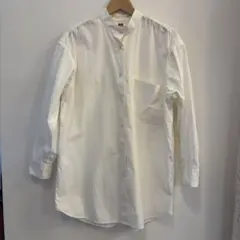 UNIQLO U スタンドカラーシャツ ホワイト S