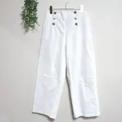 【コラージュ ガリャルダガランテ】ワイドパンツ ボタン　ウエストゴム　ファスナー