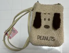 スヌーピー スマホショルダー モコモコのサムネイル