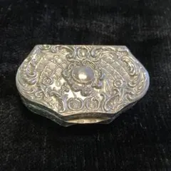 資生堂 純銀コンパクト 宮田宏平デザイン 限定工芸品 SILVER刻印 レア 資生堂 純銀 コンパクト 宮田宏平デザイン 限定工芸品 SILVER刻印 レア