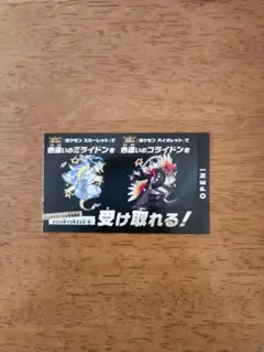 色違いミライドン、コライドン　コード