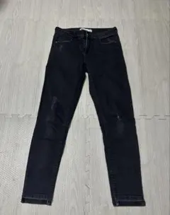 ZARA スキニーパンツ　Sサイズ　ブラック
