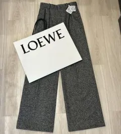 【新品未使用】LOEWE wide-leg twill trousersのサムネイル