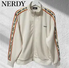 NERDY ノルディ トラックジャケット ジャージ M アイボリー 韓国系 人気のサムネイル
