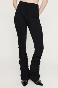 新品　SLY GATHER FLARE CUT pants