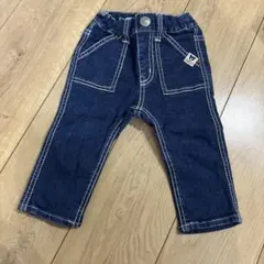 DOUBLE.B ダークブルー デニムパンツ ミキハウス ズボン