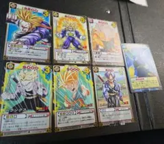 旧裏 ドラゴンボールZ カードダス トランクス 7枚セット