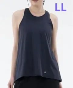 【SUKALA】バックツイストセパレートタンクトップ　ピュアネイビー　LLのサムネイル