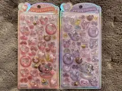 【国内正規品】サンリオうるちゅるPOPシール　2種セット　キティ&クロミ