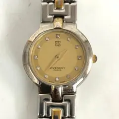稼働美品】GIVENCHY IMPERTOR ネイビー文字盤 電池交換済 - メルカリ