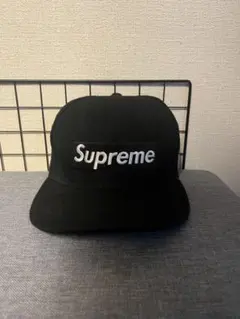 Supreme New Era キャップ ブラック 7 3/8 - メルカリ