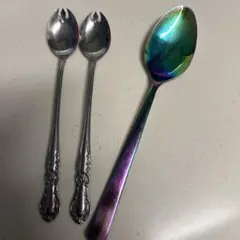 3点　ステンレス製スプーン　送料込み