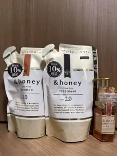 ＆honey モイスト　シャンプー、トリートメント、オイルセット