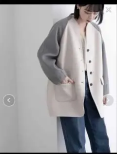 Eimee Law カラーブロック リバーコートのサムネイル