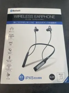 GEO ワイヤレスイヤホン GRND-BTE P003 BK 本体のサムネイル