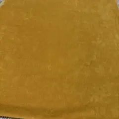 マスタード コーデュロイ生地 リブ編み