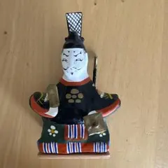 郷土玩具 希少 福島 富岡張子 天神像 張り子 人形 縁起物 民芸