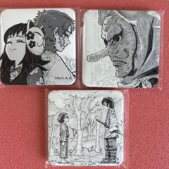 鬼滅の刃 ダイニング お楽しみくじ 台本表紙イラストスクエア缶バッジ 錆兎　真菰