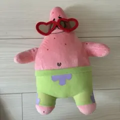 スポンジボブ パトリック ぬいぐるみ ハートメガネのサムネイル
