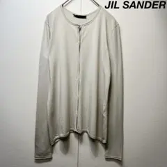 希少 美品 JIL SANDER 変形 Aライン デザイン ニット カーディガンのサムネイル