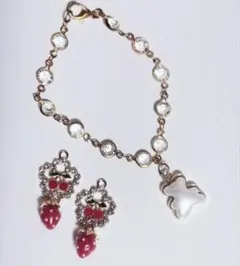 ブレスレットとピアスの3点セット★