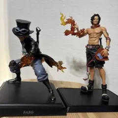 ワンピース フィギュアセット ラストワン 一番くじエースとサボ
