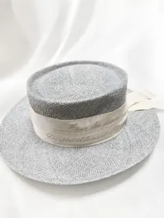 【未使用】Chapeau d' O シャポードオー バオキャノチェ カンカン帽 未使用】Chapeau d' O シャポードオー バオキャノチェ カンカン帽
