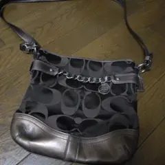 COACH ブラウン ショルダーバッグ