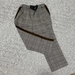petit main チェック柄ロングパンツ 100cmのサムネイル