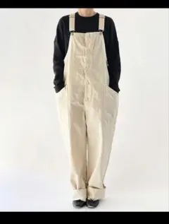 HARVESTY コットンチノクロスサロペット　オーバオール　サイズ1のサムネイル
