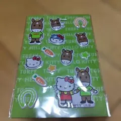 新品　非売品　JRAターフィー ハローキティ コラボシール　ぷっくりシール