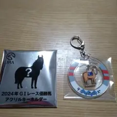 競馬　アクリルキーホルダー　１８枚 馬ゼッケン キーホルダー Lサイズ 【オーダー品】功労馬繋養支援