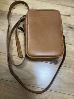 Dakota ダコタ　ショルダーバッグ　ブラウン　本革