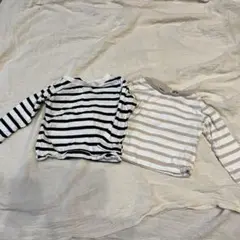 長袖　ボーダーＴシャツ