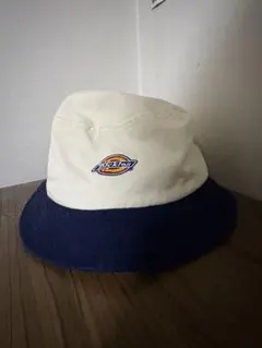 Dickies バケットハット アイボリー/ネイビー