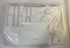 Her lip to トートバッグ ピンク milky pinkのサムネイル
