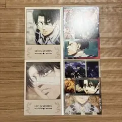 進撃の巨人　一番くじ　F賞　G賞　メモリアルカード　リヴァイ　2種