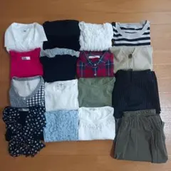 【お値下げ】レディース服まとめ売り　コーデ売り　トップス・ボトムス計16枚
